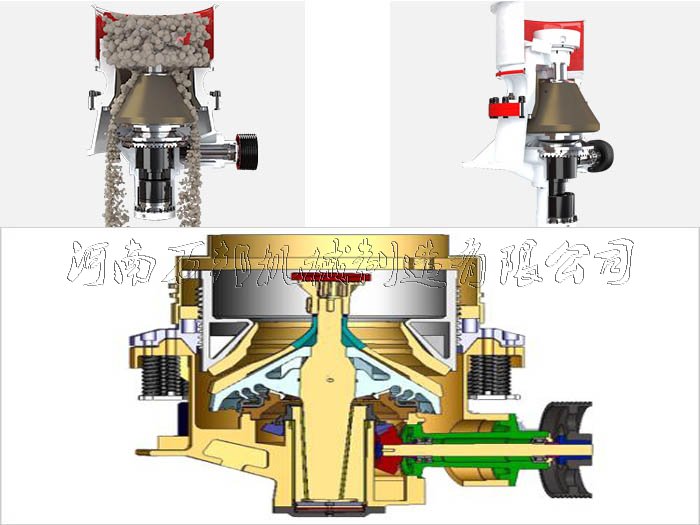 圓錐破碎機(jī)原理